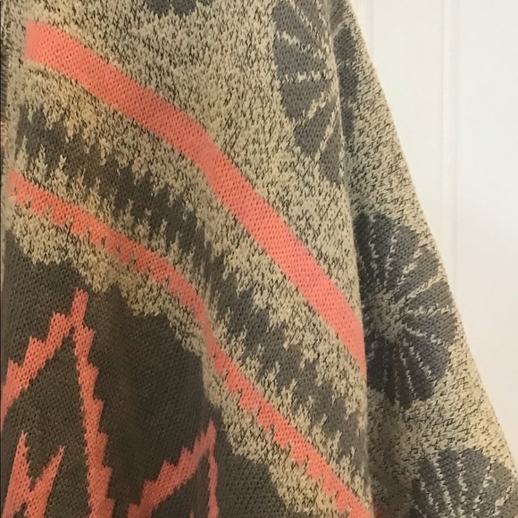 Ellie & Kate Sweater Cardigan Oversized OS Gray - Picture 6 of 16